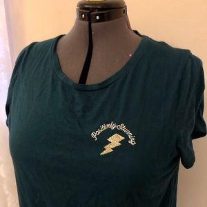 Old Navy teal graphic t-shirt